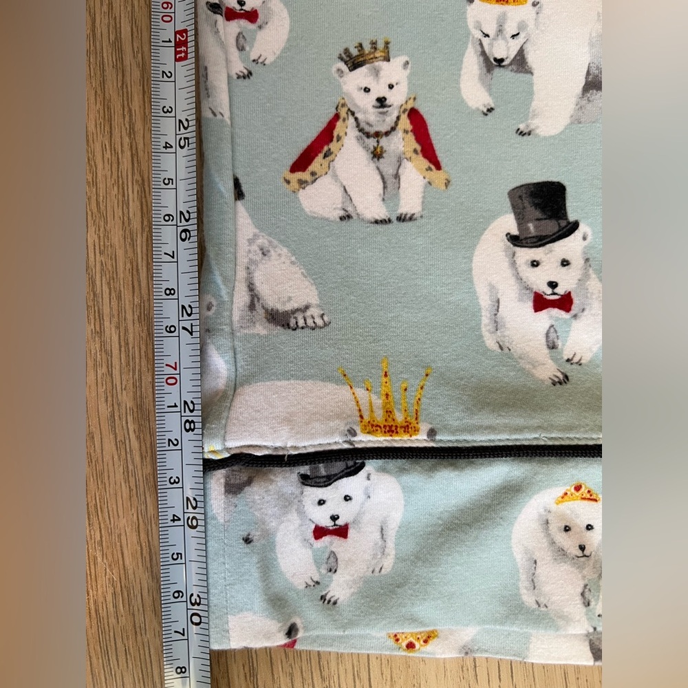 BedHead Pajamas M Organic Cotton Polar Bear Print Made USA - Picture 14 of 16
